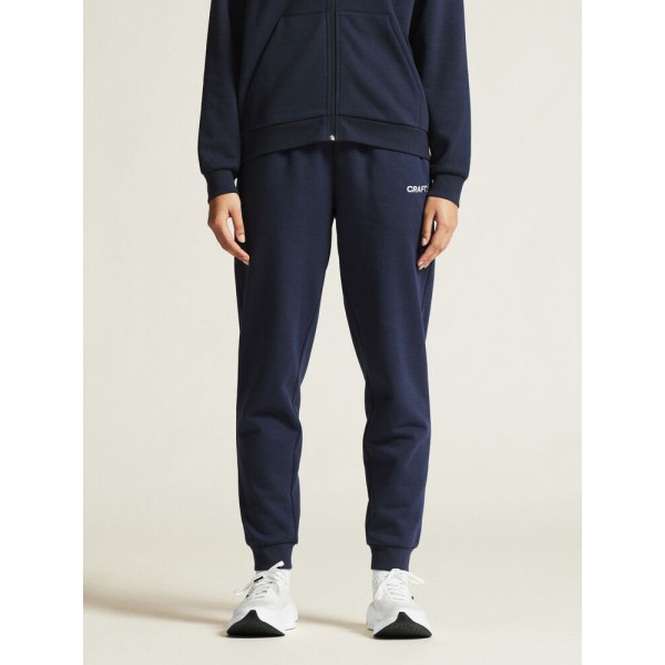 CRAFT ŽENSKE DOLGE BOMBAŽNE HLAČE COMMUNITY 2.0. PANTS TEMNO MODRE NAVY