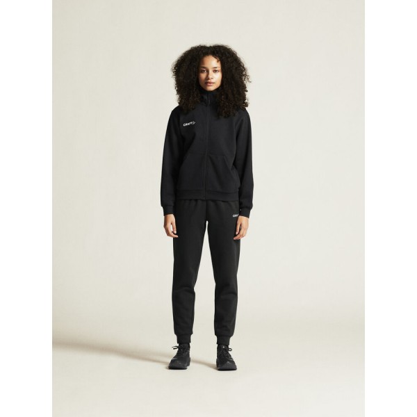 CRAFT ŽENSKE DOLGE BOMBAŽNE HLAČE COMMUNITY 2.0. PANTS BLACK