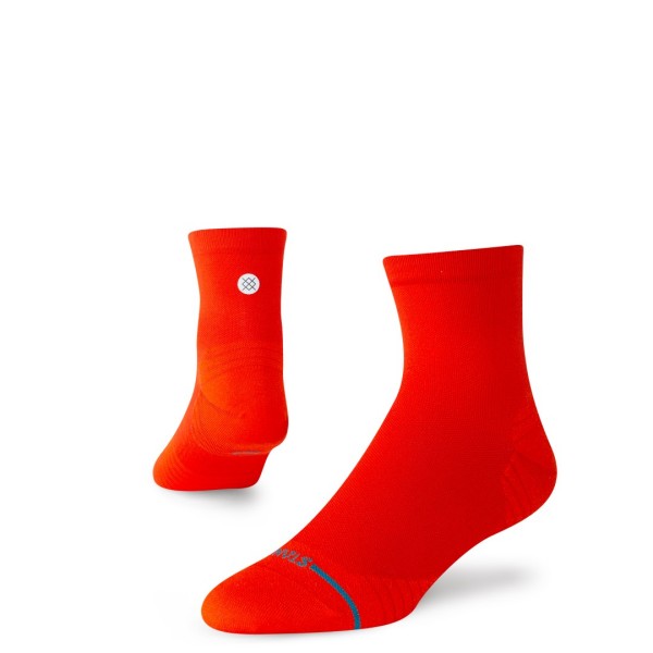 stance tehnične nogavice quarter red ultra