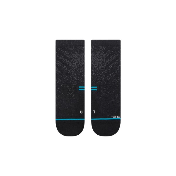 STANCE TEHNIČNE NOGAVICE RUN LIGHT QUARTER BLACK