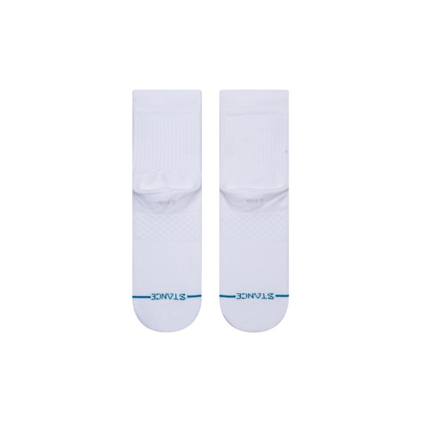 STANCE NOGAVICE QUARTER NBA LOGOMAN ST WHITE