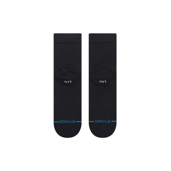 STANCE NOGAVICE ICON QUARTER BLACK