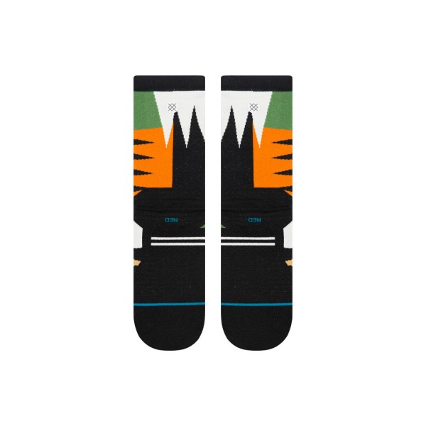 stance tehnične nogavice crew comb through ultra green
