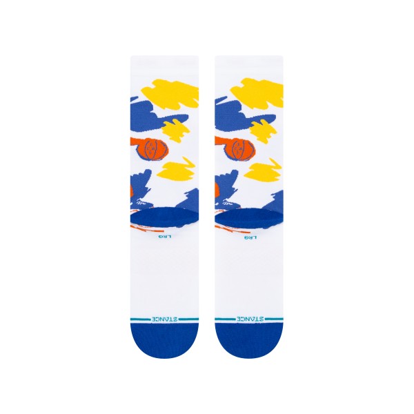 STANCE NOGAVICE NBA PAINT CURRY CREW WHITE