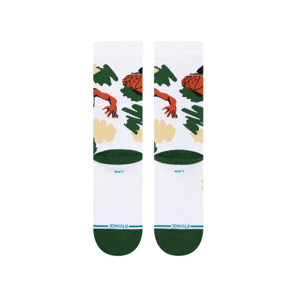 STANCE NOGAVICE NBA PAINT GIANNIS CREW WHITE