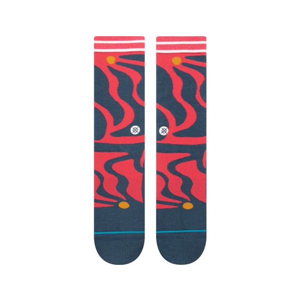 STANCE NOGAVICE UPSIDE RED CREW