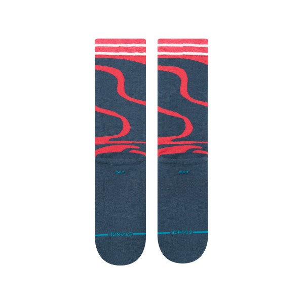 STANCE NOGAVICE UPSIDE RED CREW