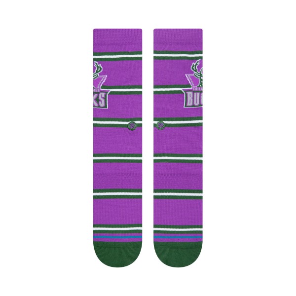 STANCE NOGAVICE NBA CLASSICS BUCKS CREW PURPLE