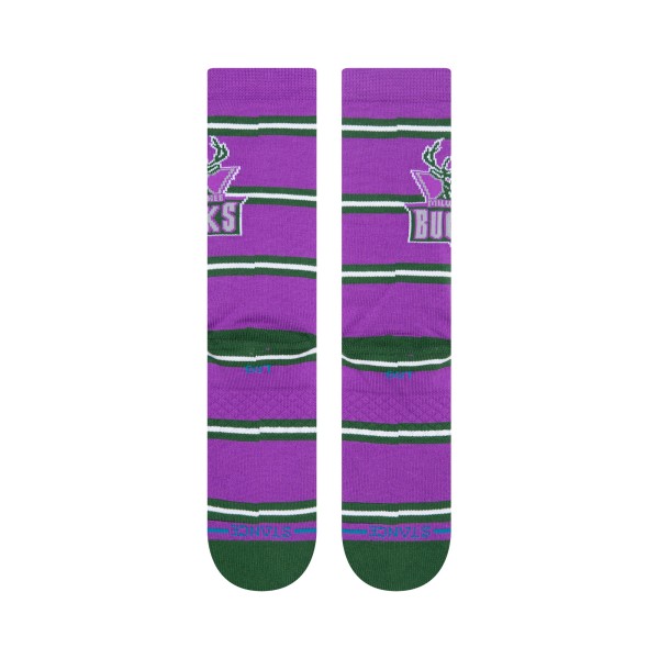 STANCE NOGAVICE NBA CLASSICS BUCKS CREW PURPLE