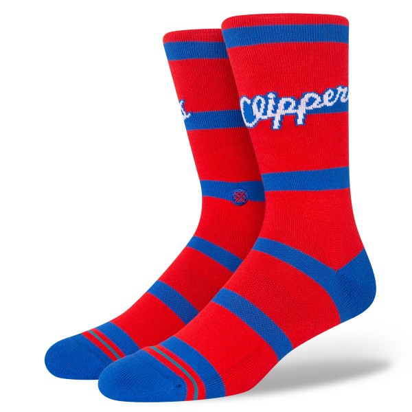 STANCE NOGAVICE NBA CLASSICS CLIPPERS CREW RED