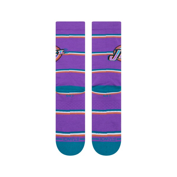 STANCE NOGAVICE NBA CLASSICS JAZZ CREW PURPLE