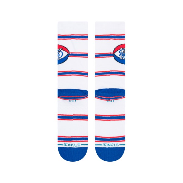 STANCE NOGAVICE NBA CLASSICS NETS CREW WHITE