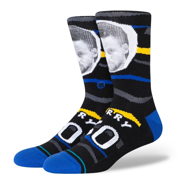 STANCE NOGAVICE NBA PLAYERS FAXED CURRY CREW BLACK
