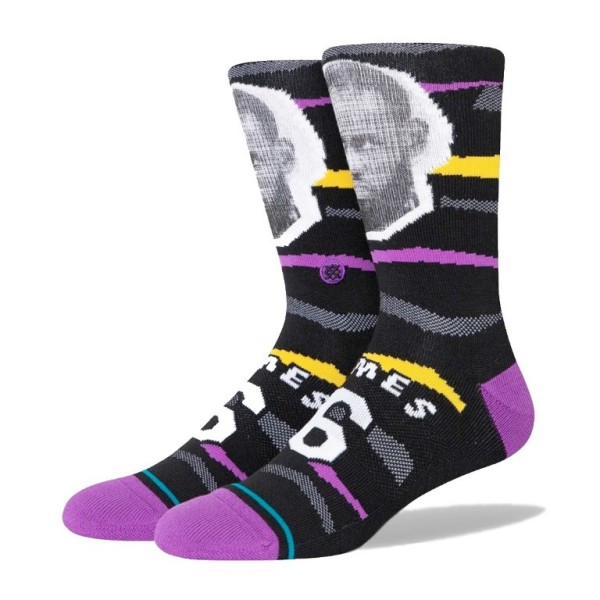 stance nogavice nba faxed lebron 23 black crew