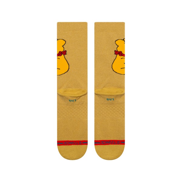 STANCE NOGAVICE GUMMIEBEAR CREW GOLD