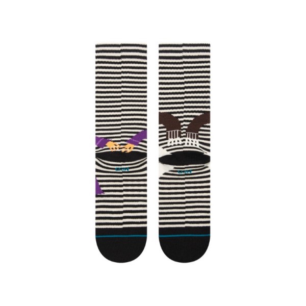 stance nogavice CHARLIE oompa loompa blackwhite crew