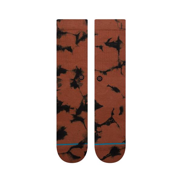 stance nogavice dyed crew brown