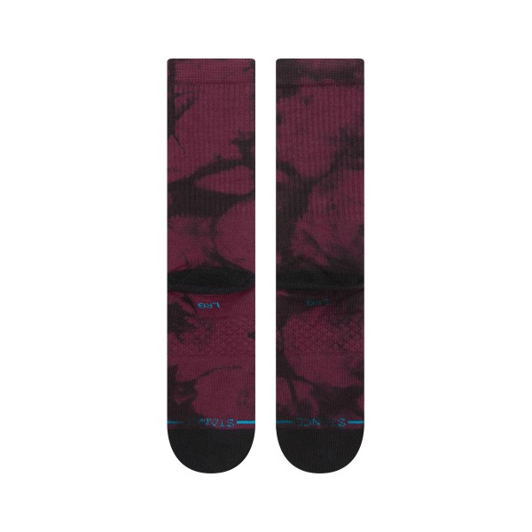STANCE NOGAVICE NBA NBA LOGOMAN DYE CREW maroon