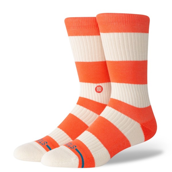 stance nogavice crew fred red