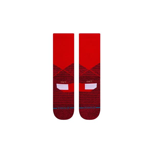 stance tehnične nogavice crew icon sport crew red