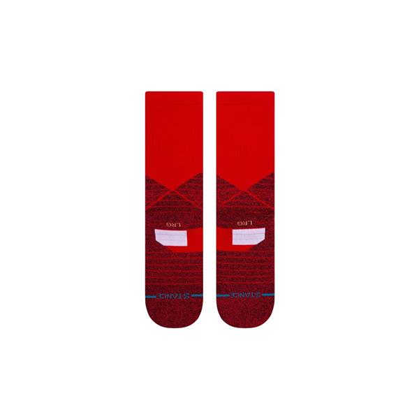 stance tehnične nogavice crew icon sport crew red