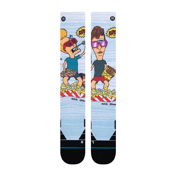 stance tehnične nogavice nachos rule snow blue