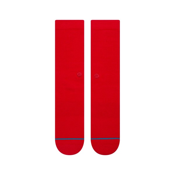 STANCE NOGAVICE ICON CREW RED