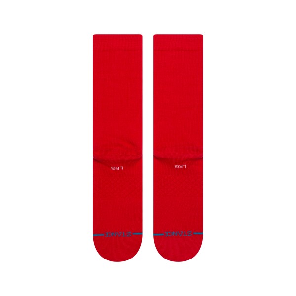 STANCE NOGAVICE ICON CREW RED