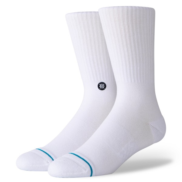 STANCE NOGAVICE ICON CREW WHITEBLACK