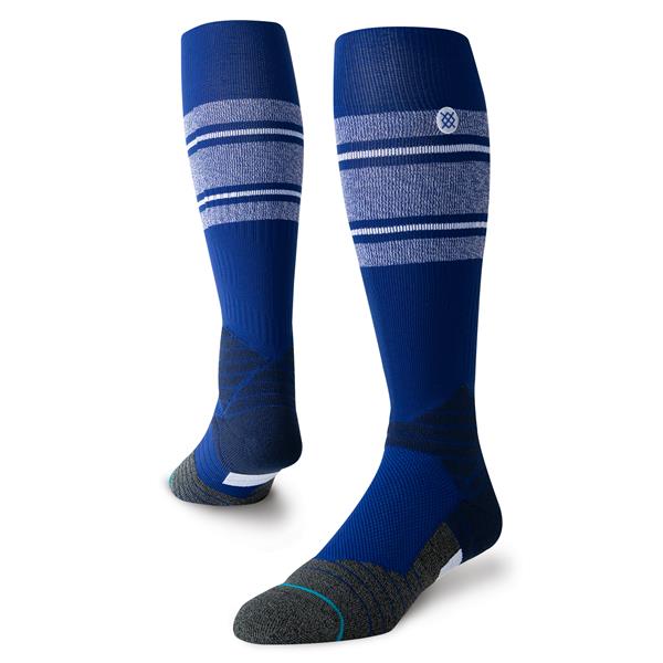 stance tehnične nogavice dmnd pro stripe otc white blue