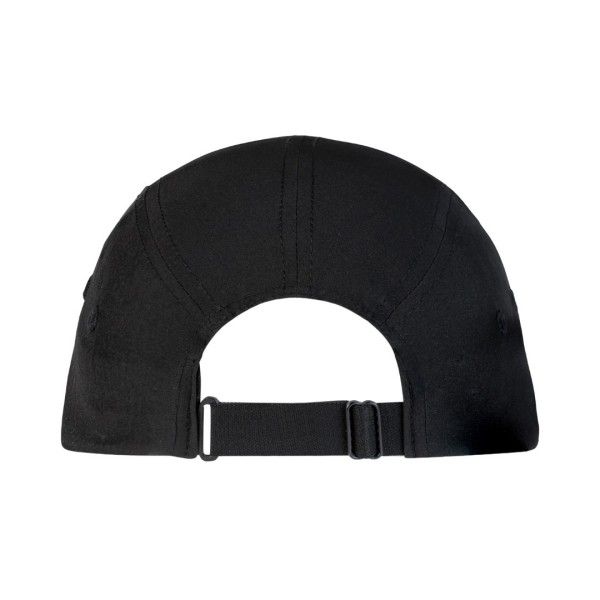 BUFF® ŠPORTNA KAPA 5 PANEL GO CAP SOLID BLACK               