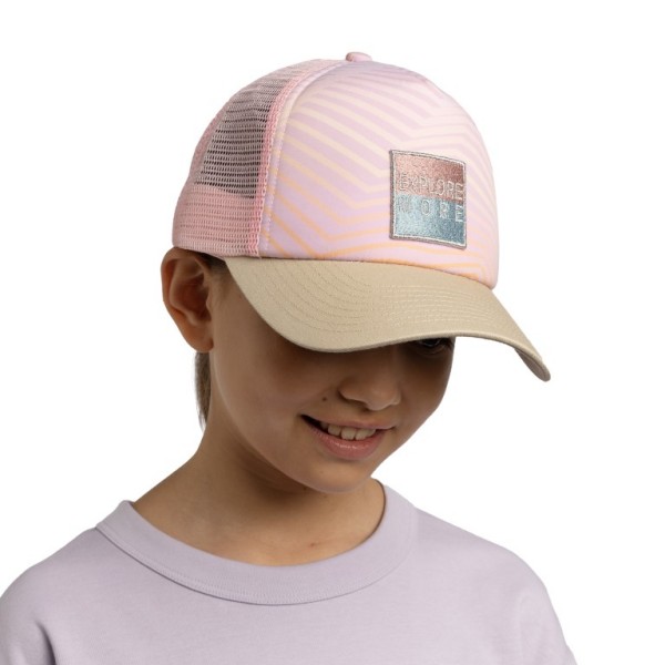 buff® otroška trucker kapa s šiltom katsy orchid