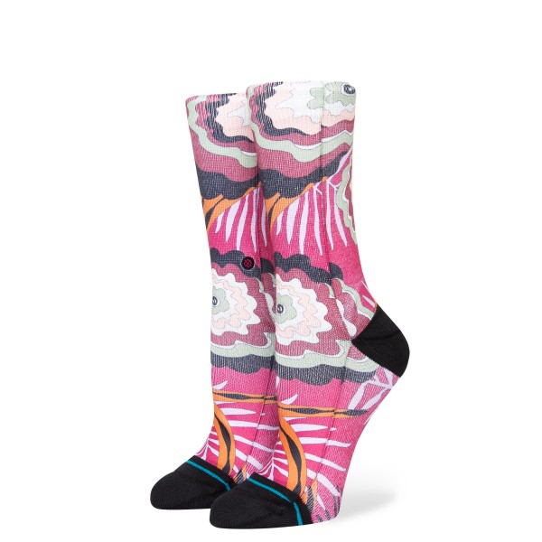 STANCE NOGAVICE UNWIND MAGENTA CREW 