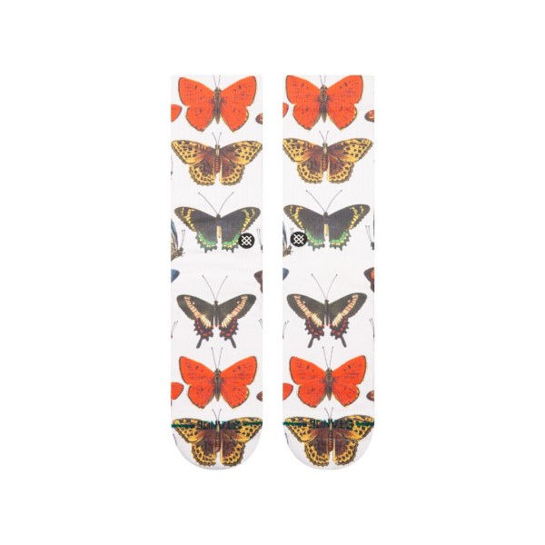 stance nogavice crew flutterby canvas