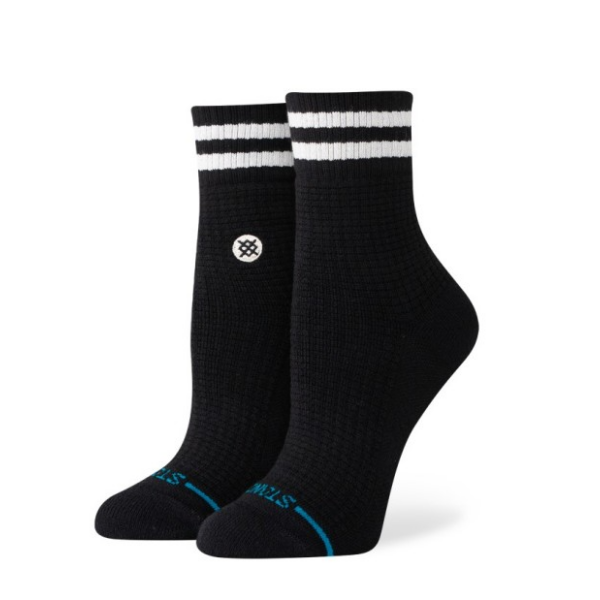 STANCE NOGAVICE  WAFFLES N BUTTER QUARTER BLACK