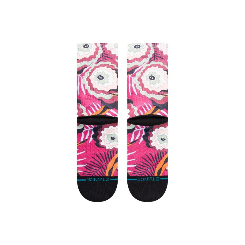 STANCE NOGAVICE UNWIND MAGENTA CREW 