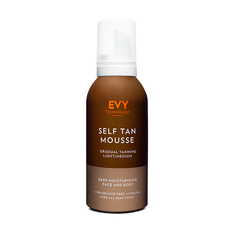 Evy Technology Self Tan Mousse Light/Medium - multifunkcijska vlažilna pena za obraz in telo s postopnim samoporjavitvenim učinkom LIGHT/MEDIUM 150ML