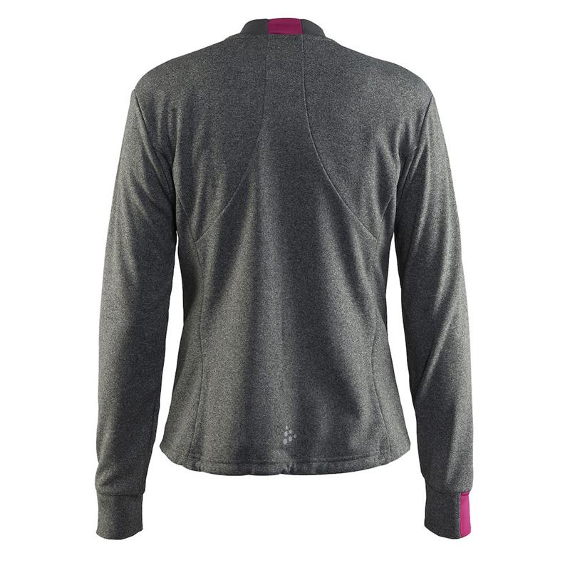 craft ženska jopa pep loose dk siva grey melange