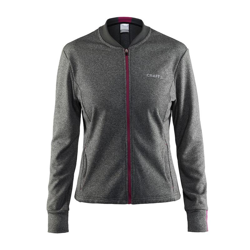 craft ženska jopa pep loose dk siva grey melange