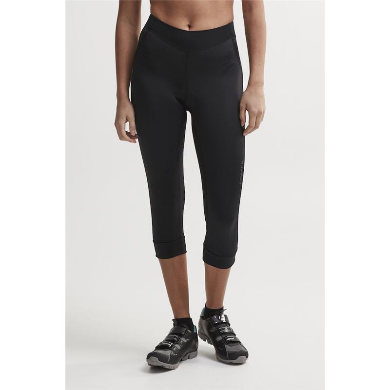 craft ženske kolesarske kratke hlače 3/4  rise black