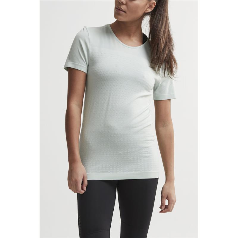 craft ženska majica s kratkimi rokavi urban run fuseknit belo-modra light