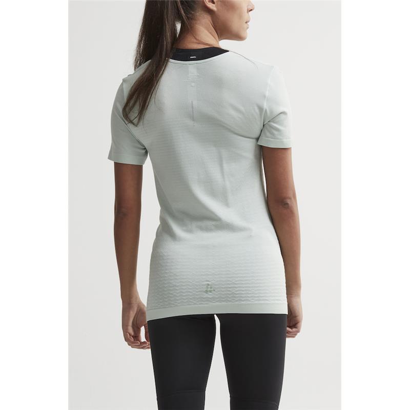 craft ženska majica s kratkimi rokavi urban run fuseknit belo-modra light
