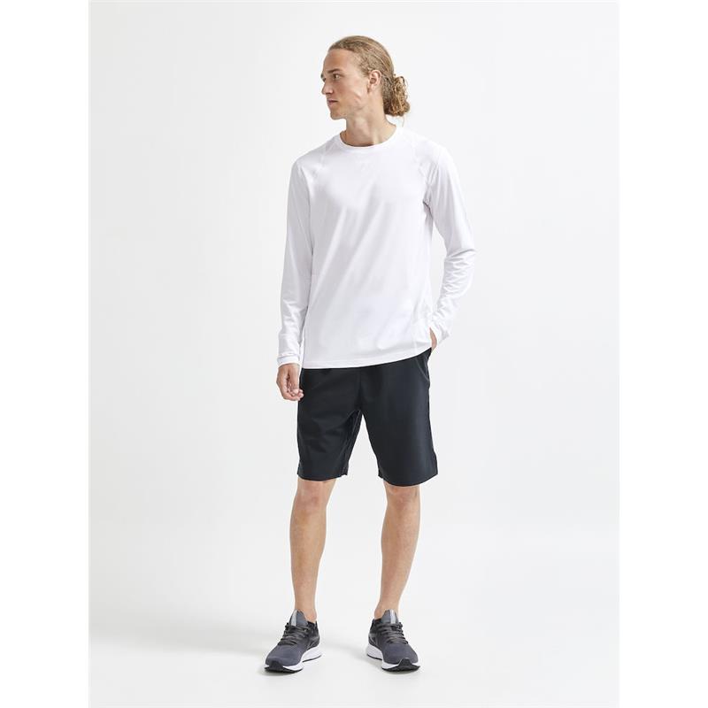 craft moška majica z dolgimi rokavi adv essence ls white