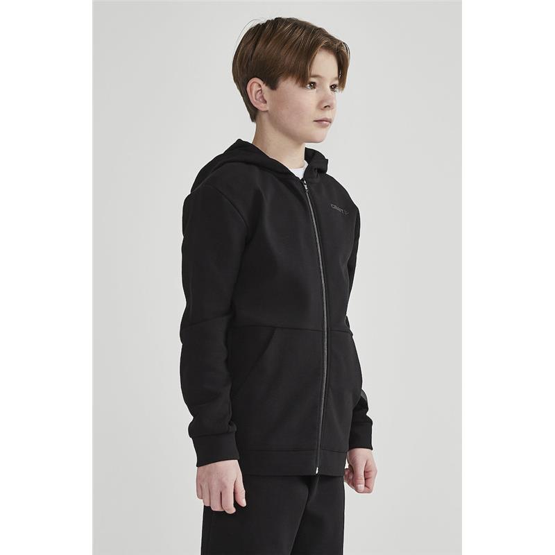 craft otroškia bombažna jopica arch twisted zip black