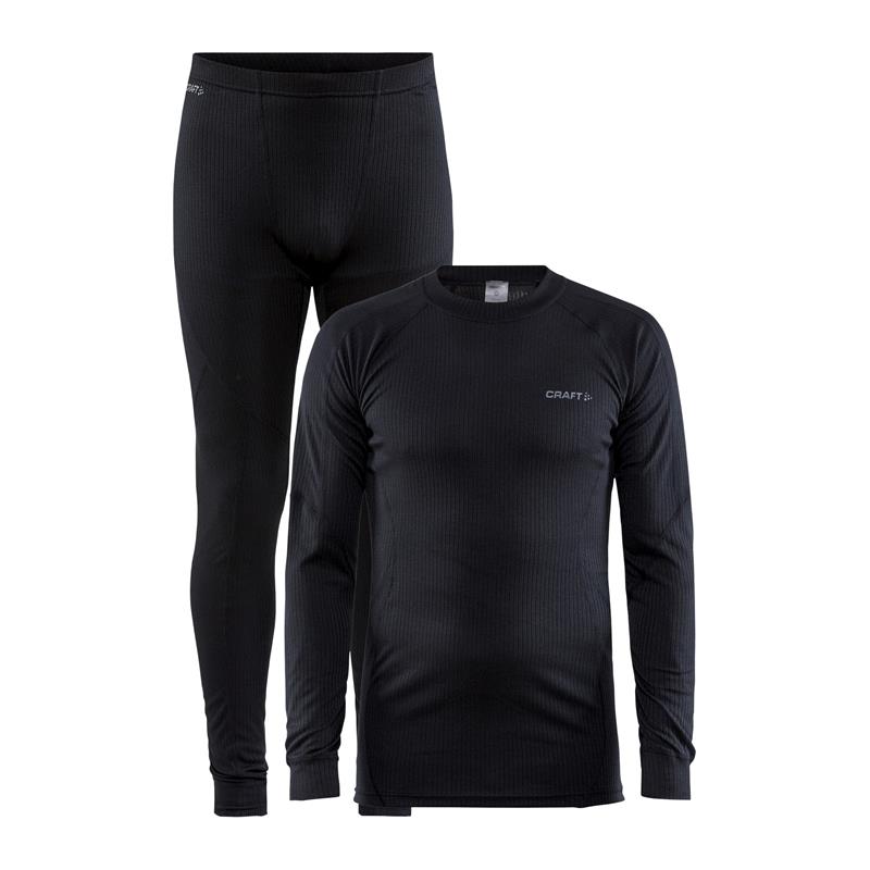 CRAFT MOŠKI SET CORE DRY BASELAYER SET BLACK- AKTIVNO PERILO