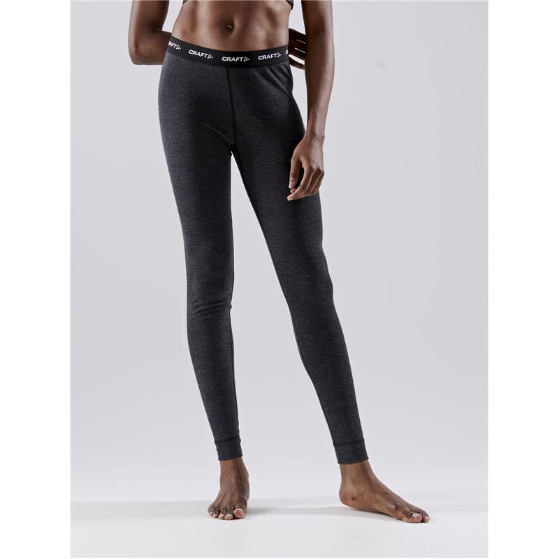 CRAFT ŽENSKI VOLNEN 42% MERINO SET CORE WOOL MERINO BLACK MELANGE - AKTIVNO PERILO