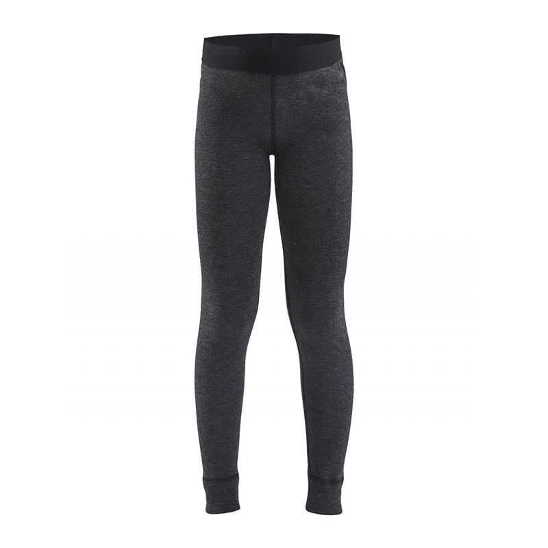 CRAFT OTROŠKI VOLNEN 42% MERINO SET CORE MERINO BLACK MELANGE - AKTIVNO PERILO