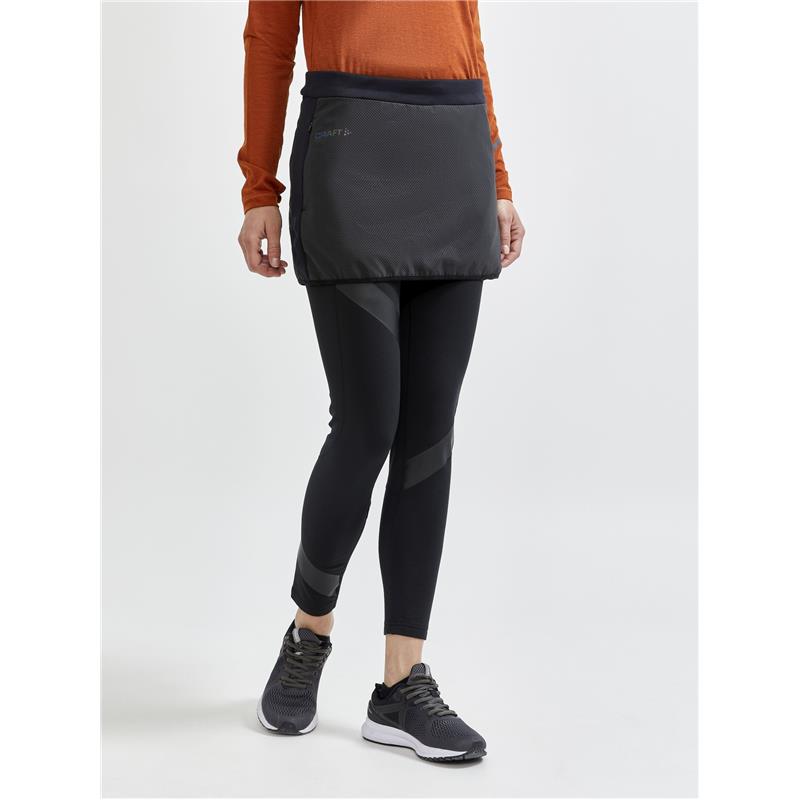 craft žensko športno krilo lumen subz black