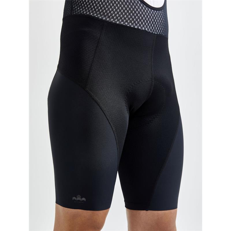CRAFT MOŠKE KRATKE KOLESARSKE HLAČE Z NARAMNICAMI ADV AERO BIB SHORTS BLACK - C2