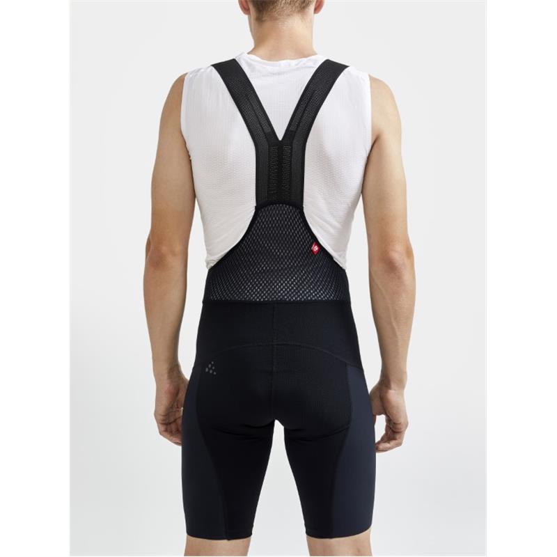 CRAFT MOŠKE KRATKE KOLESARSKE HLAČE Z NARAMNICAMI ADV AERO BIB SHORTS BLACK - C2